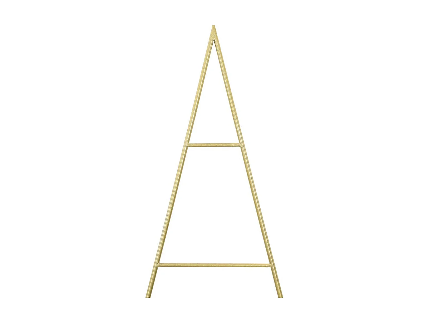 Albero di Natale in metallo dorato 180 cm in acciaio verniciato a polvere