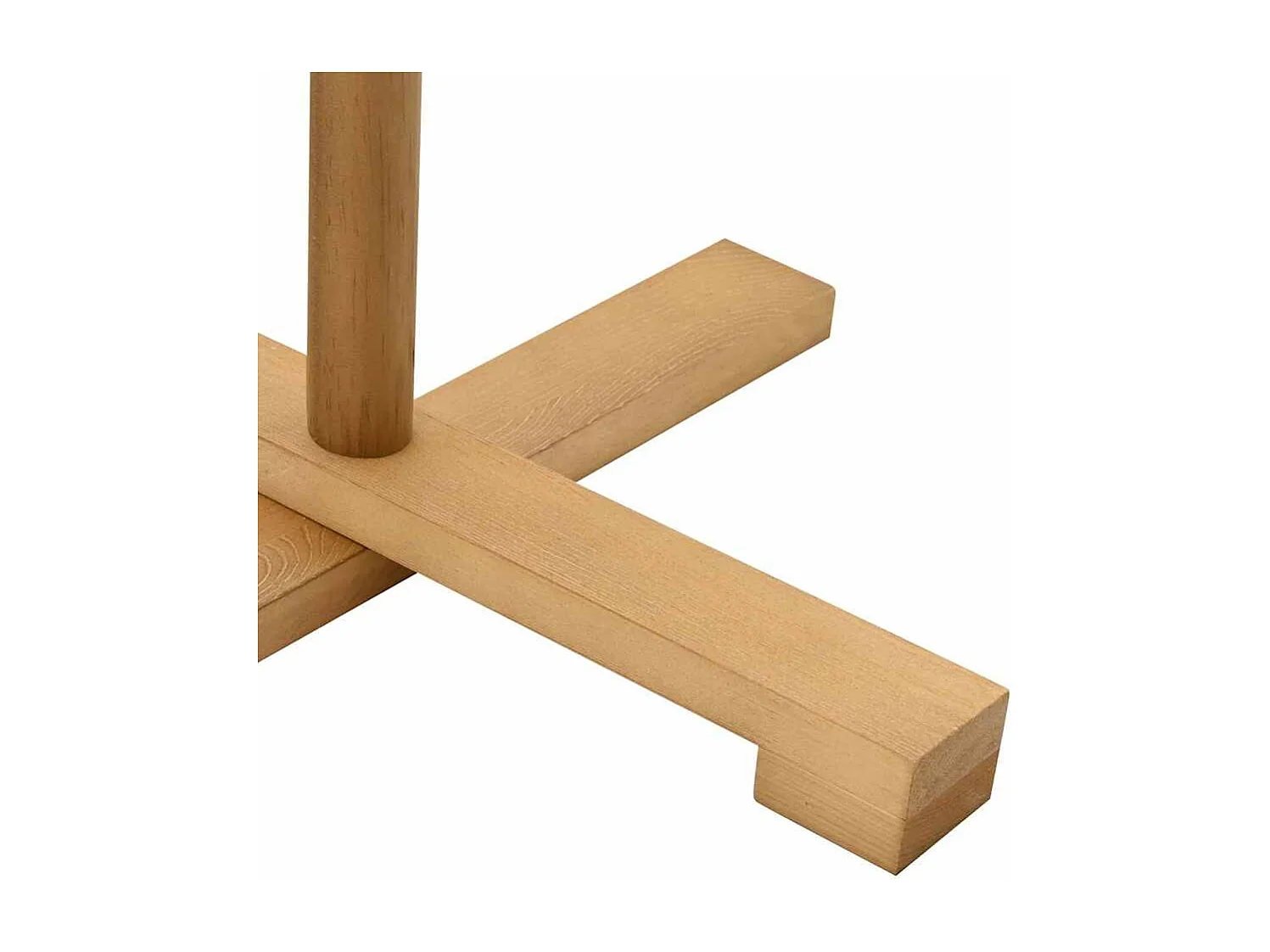 Arbre de Noël en bois avec support Marron 125 cm Bambou