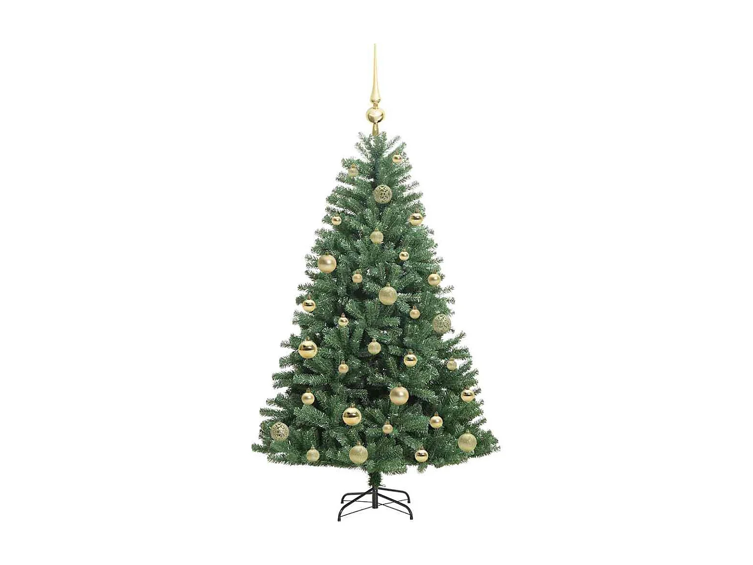 Sapin de Noël Artificiel à Branches Articulées Vert 120 cm