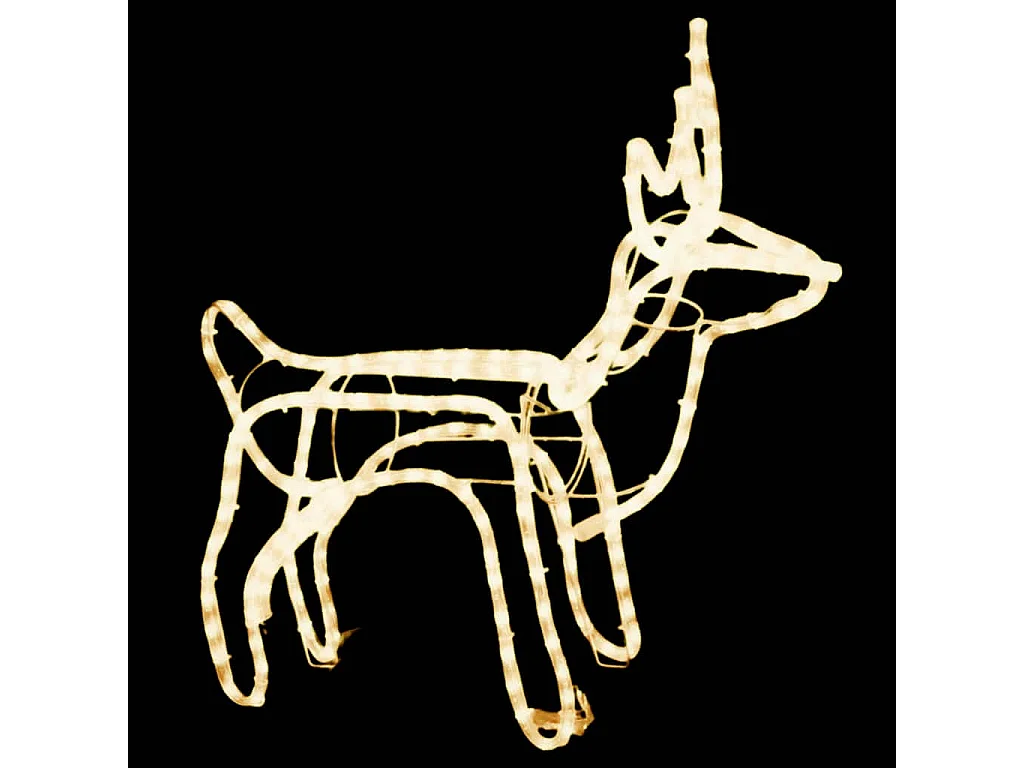 Kerstrendier Warm Wit 60x30x60 cm