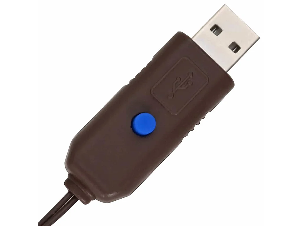 Sapin de Noël 3 pcs Blanc chaud 20 x 20 x 80 cm Rotin