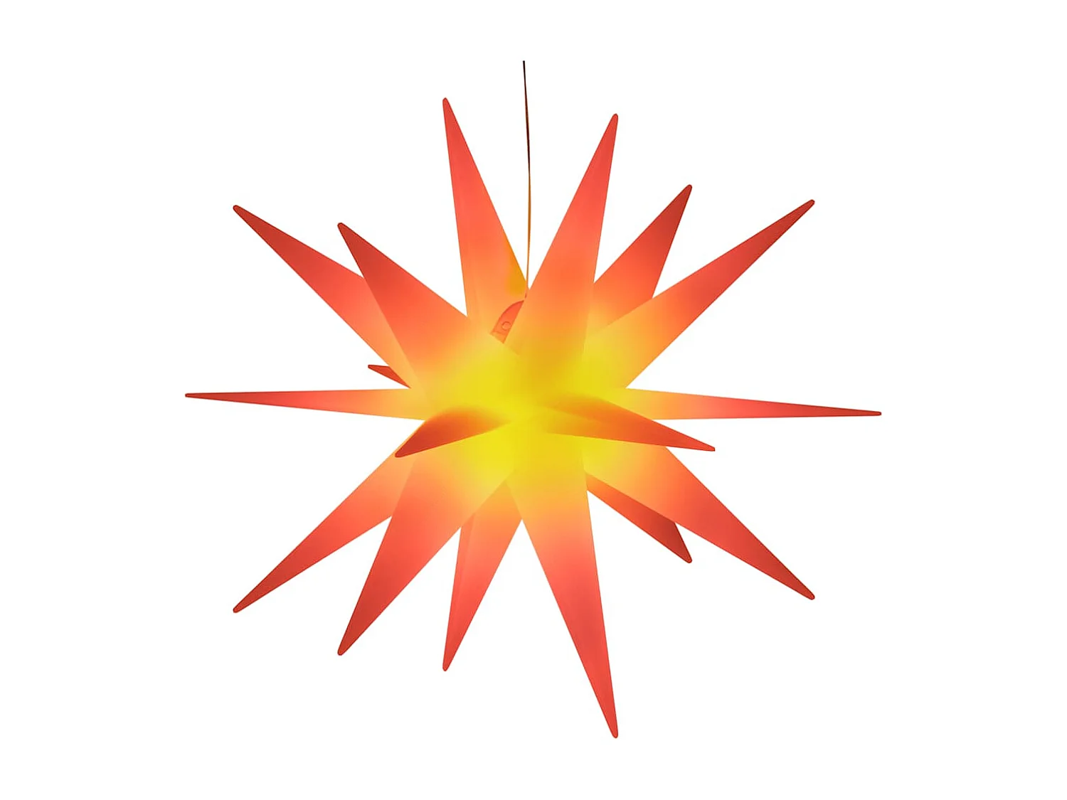 Luce di Natale con LED rosso pieghevole 57 cm