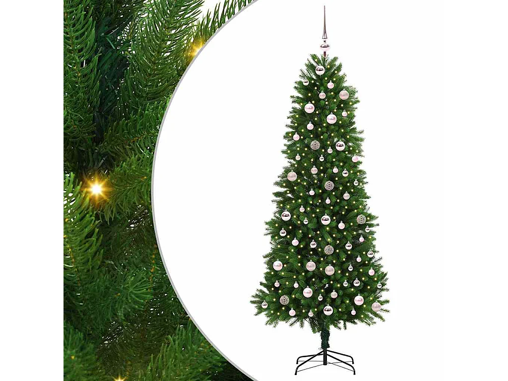 Kerstboom met 300 LED's met standaard Groen 240 cm PE