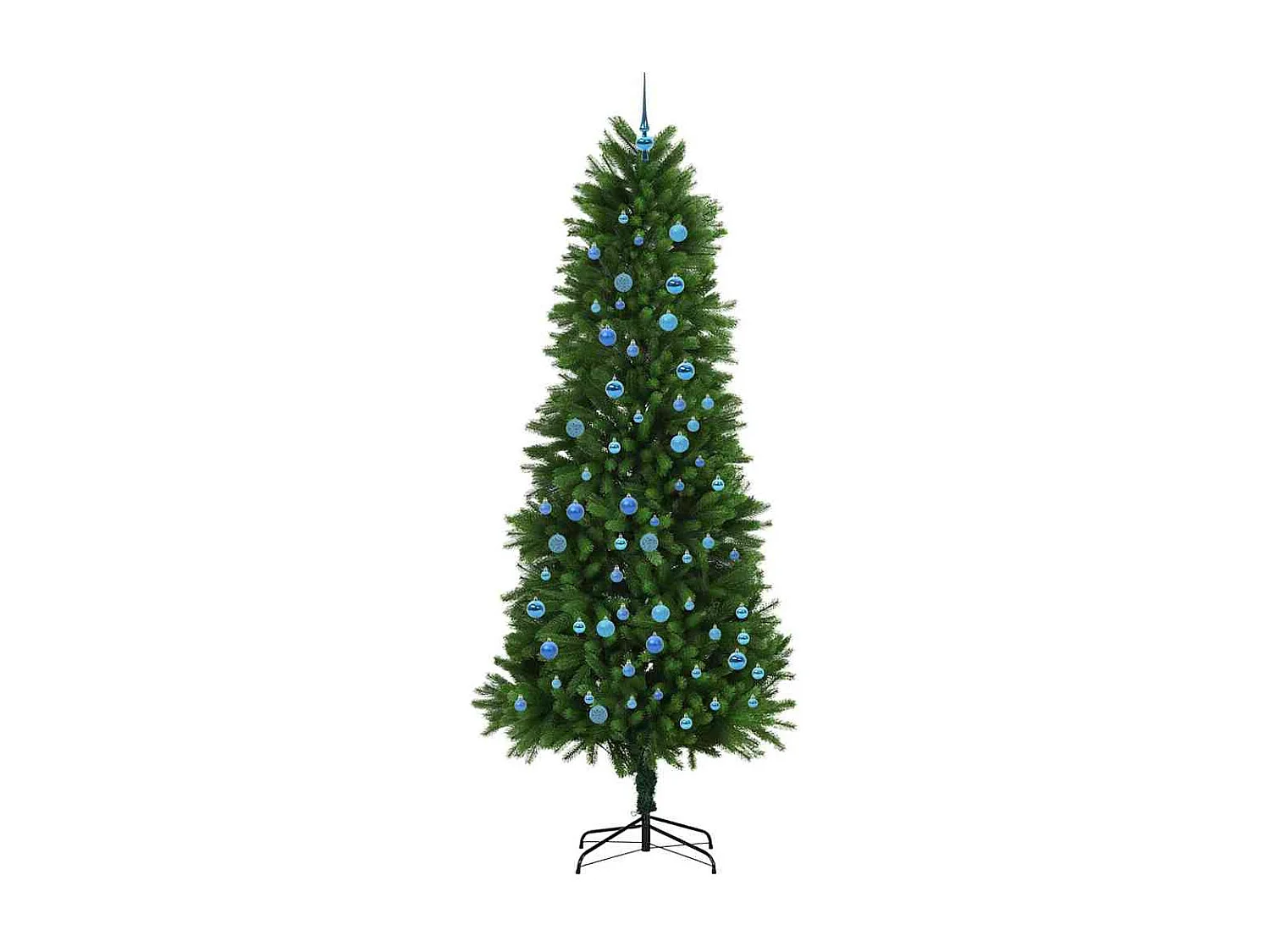 Sapin de Noël avec 300 LED avec support Vert 240 cm PE