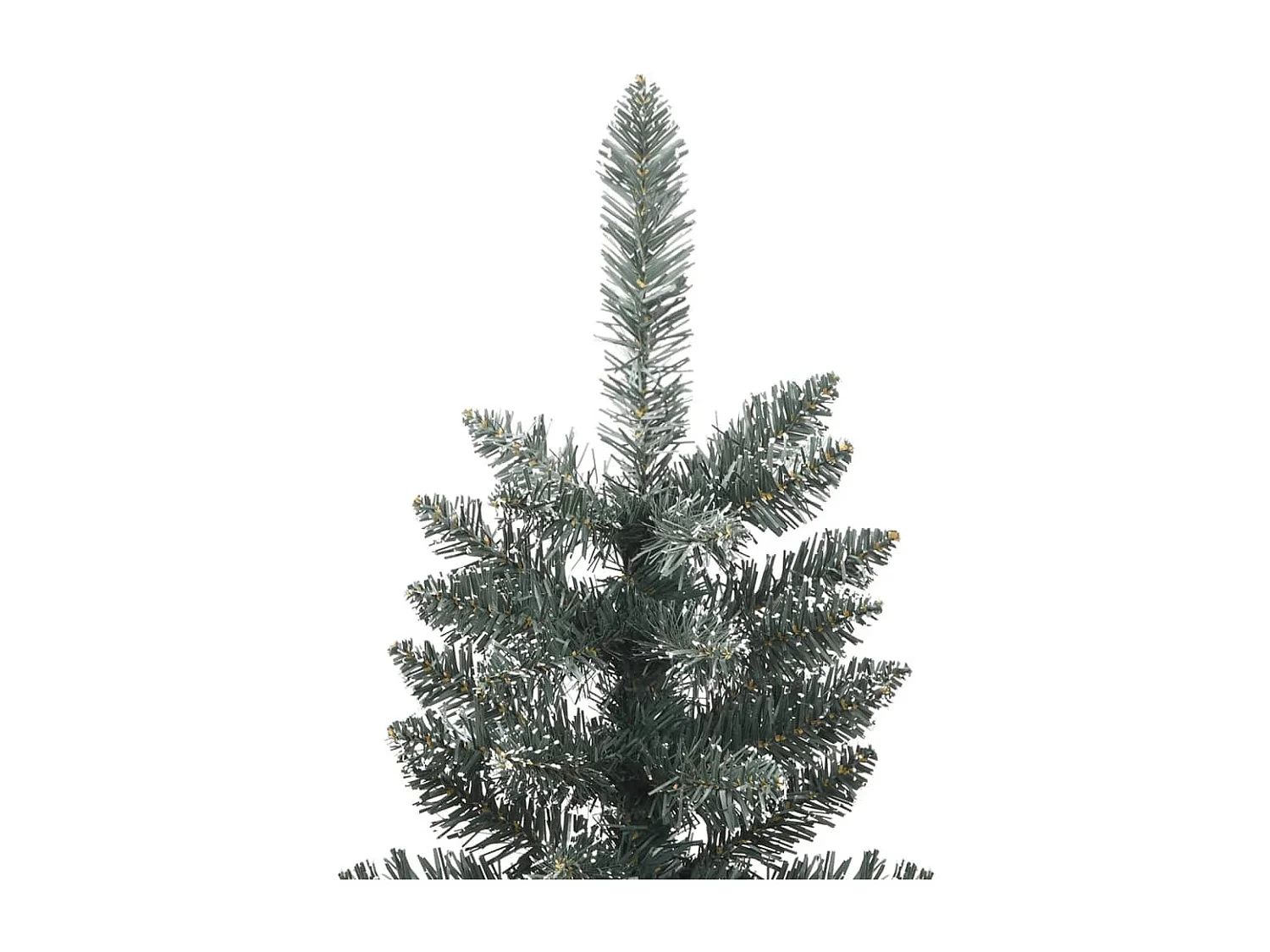 Slanke kunstkerstboom met standaard groen 240cm PVC