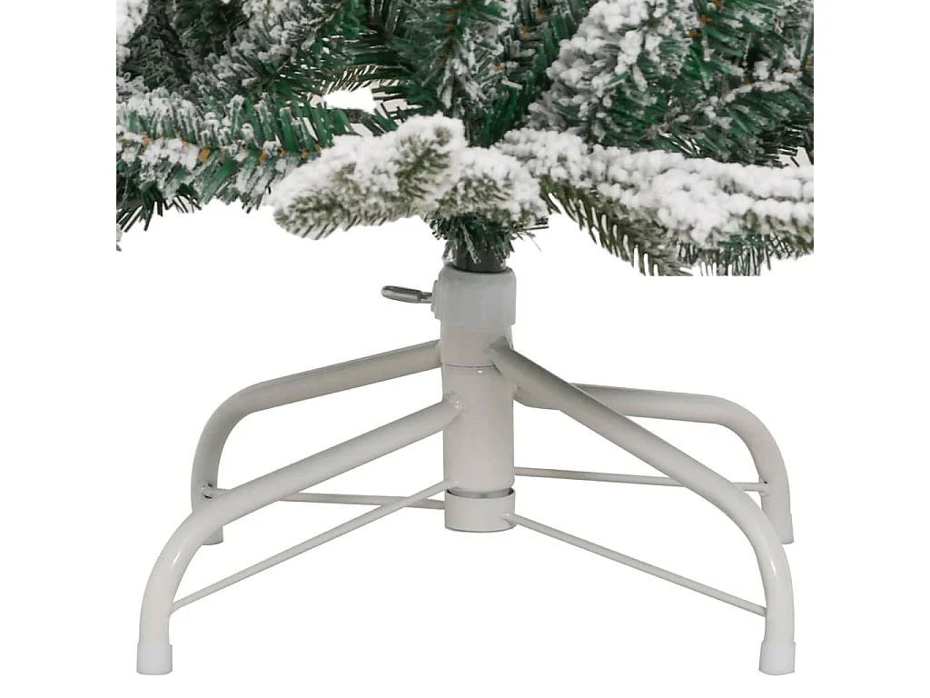 Albero di Natale artificiale con cerniera e neve ricoperti 120 cm