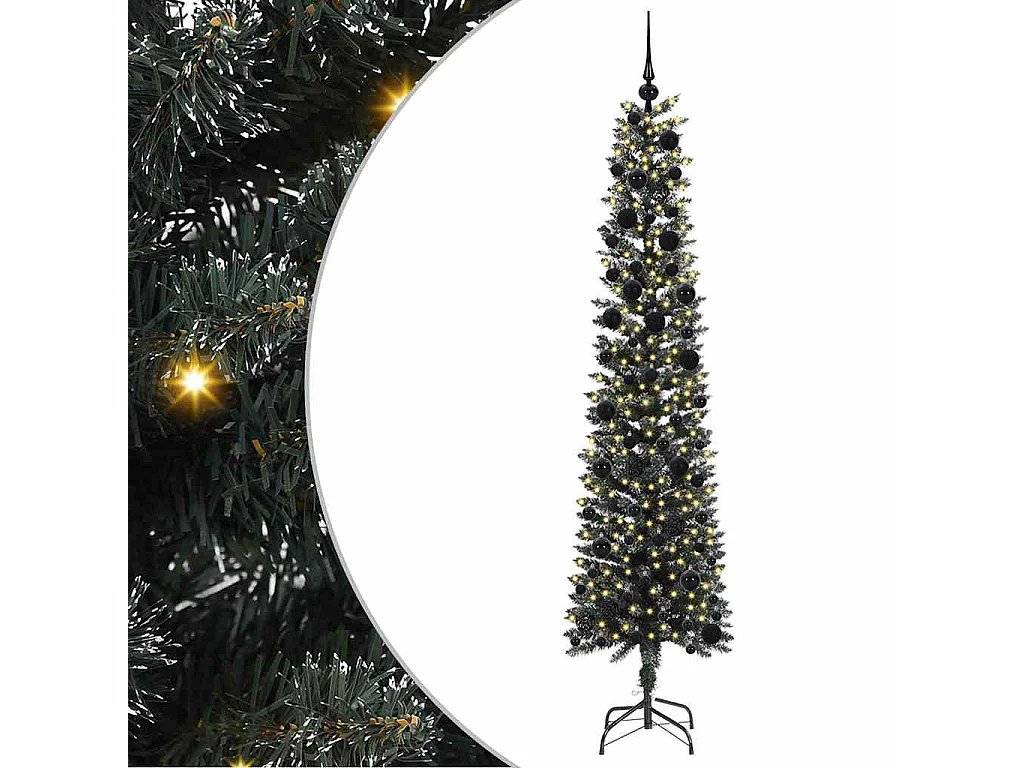 Kunstkerstboom met 300 LED's Groen 58 x 58 x 240 cm
