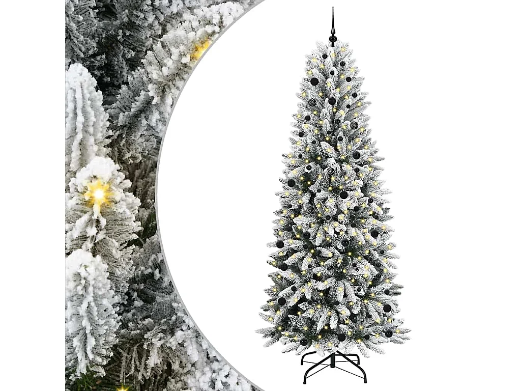 Albero di Natale artificiale con 300 LED Bianco 93 x 93 x 240 cm