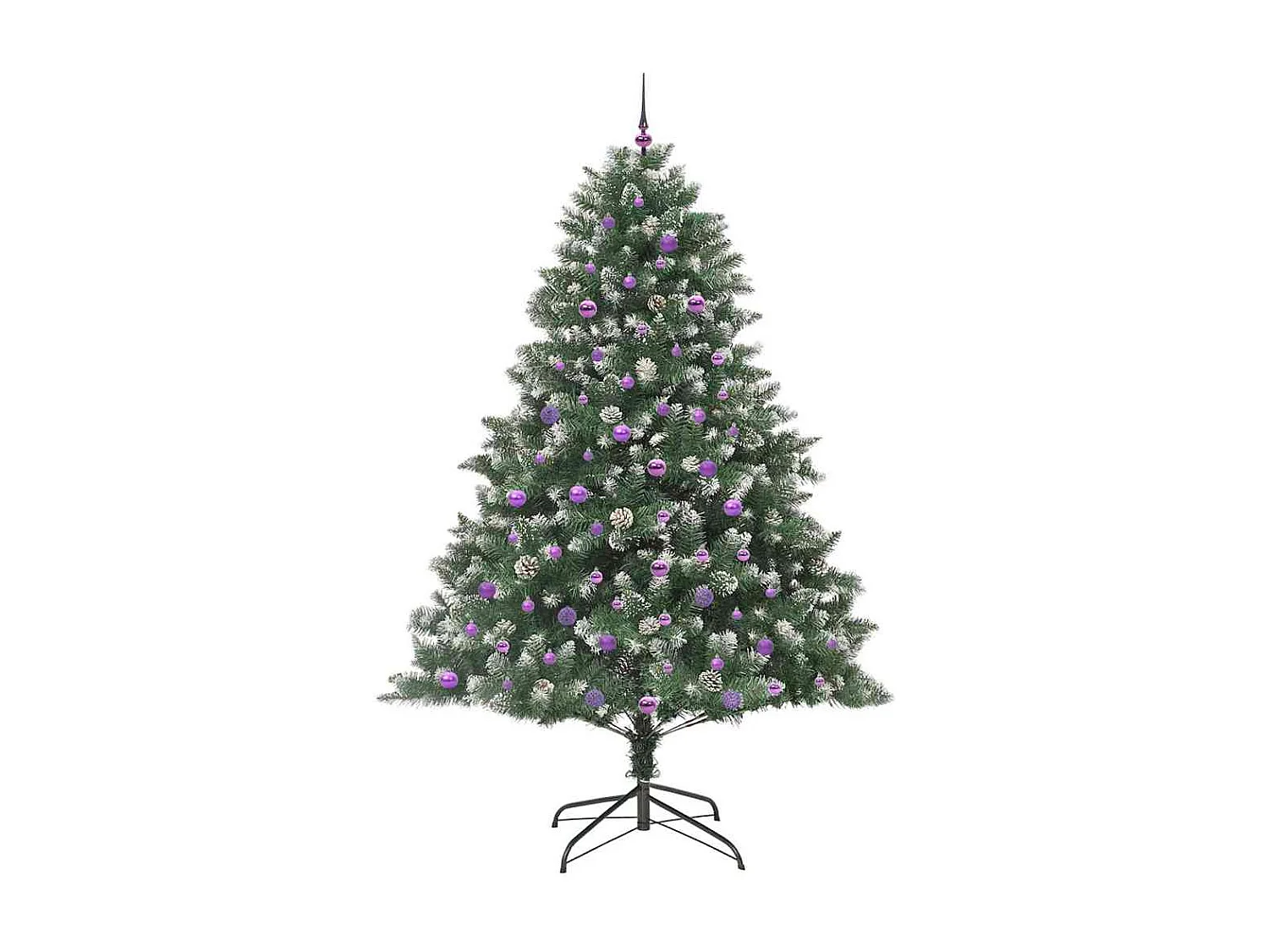 Sapin de Noël artificiel avec 300 LED Vert 160 x 160 x 240 cm