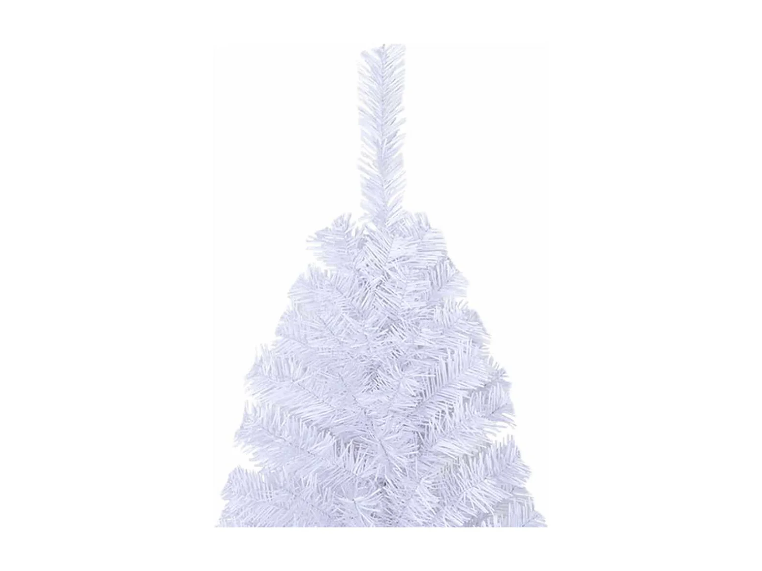 Kunstkerstboom met dikke takken wit 150cm PVC