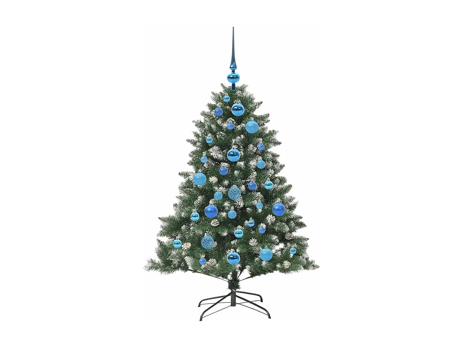 Albero di Natale artificiale con 150 LED Verde 85 x 85 x 120 cm