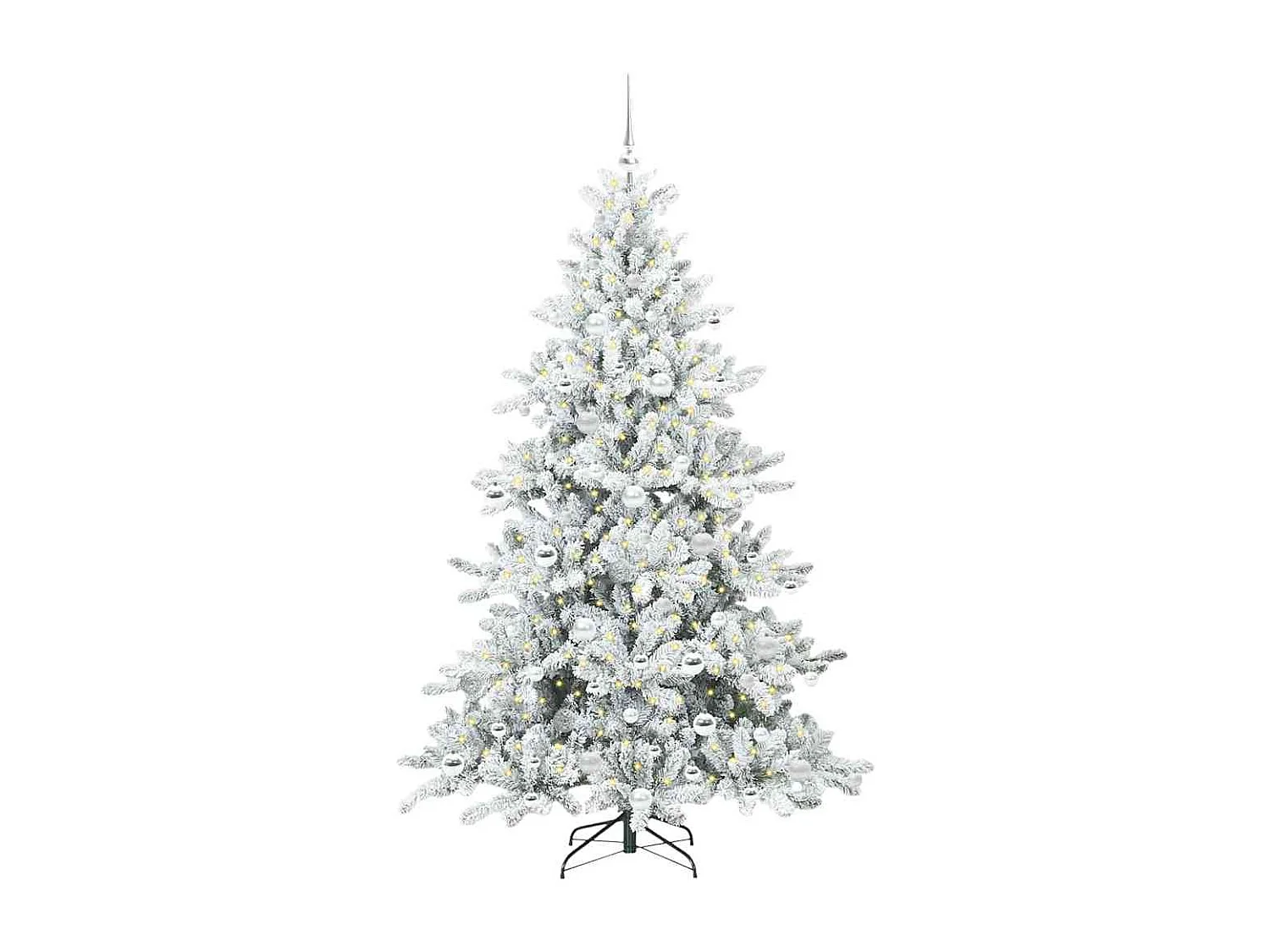 Künstlicher Weihnachtsbaum mit beweglichen Zweigen 180 cm PVC