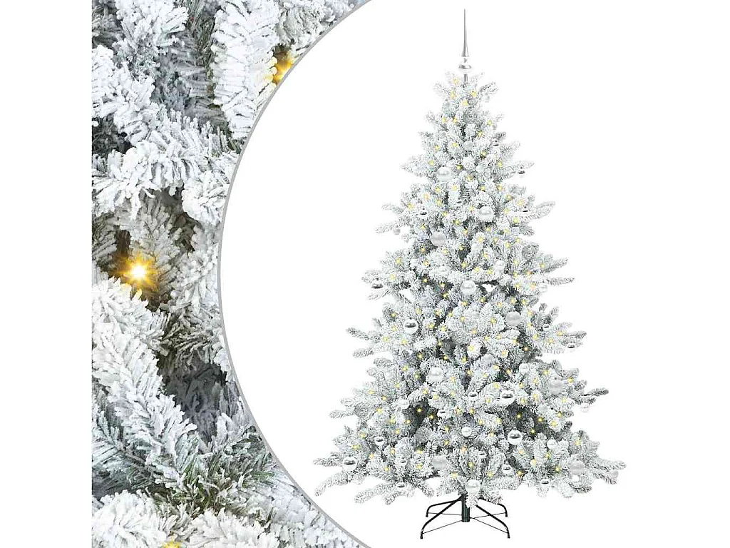 Sapin de Noël Artificiel à Branches Articulées 180 cm PVC