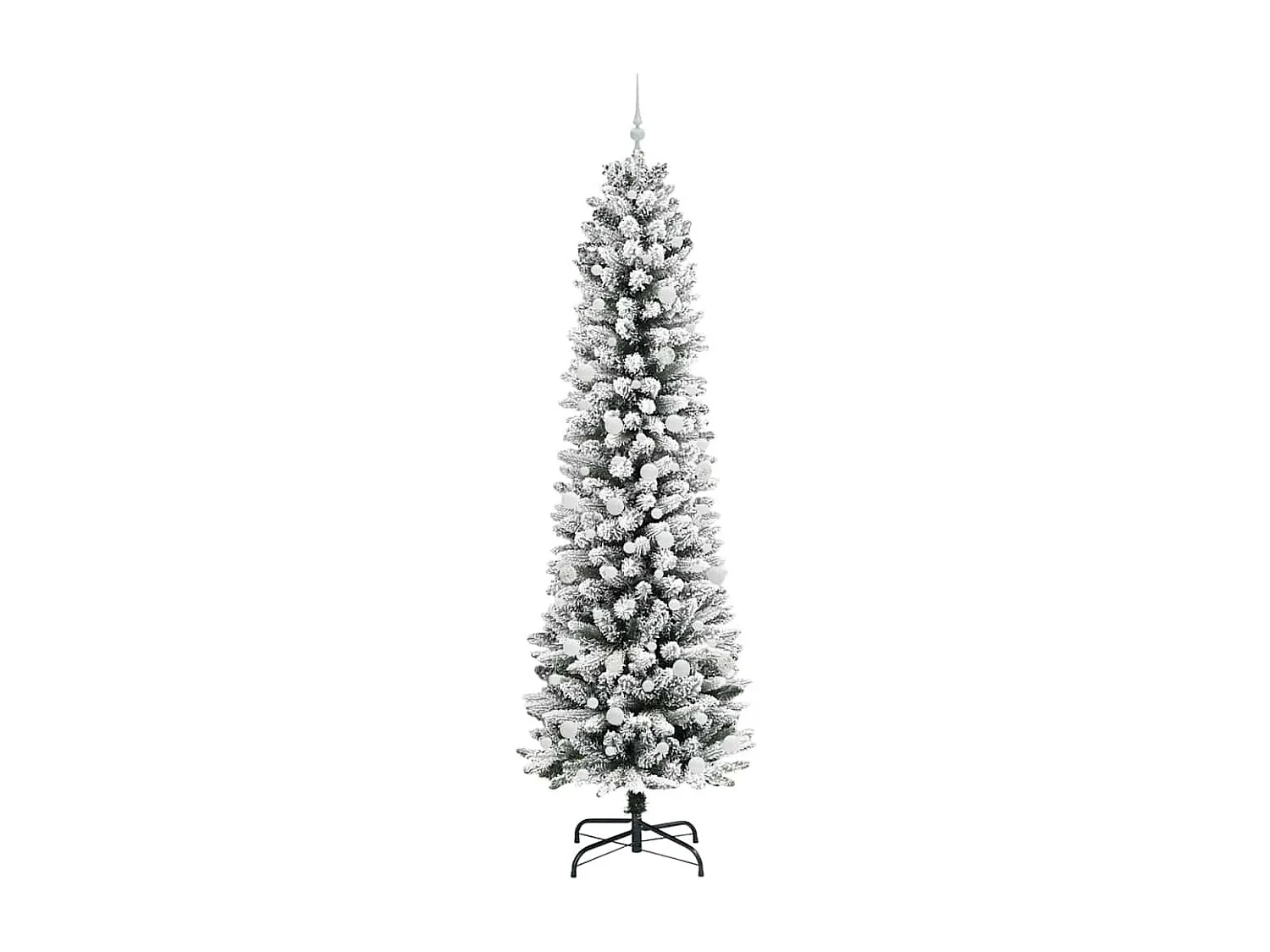 Albero di Natale artificiale con 300 LED verde e bianco 240 cm