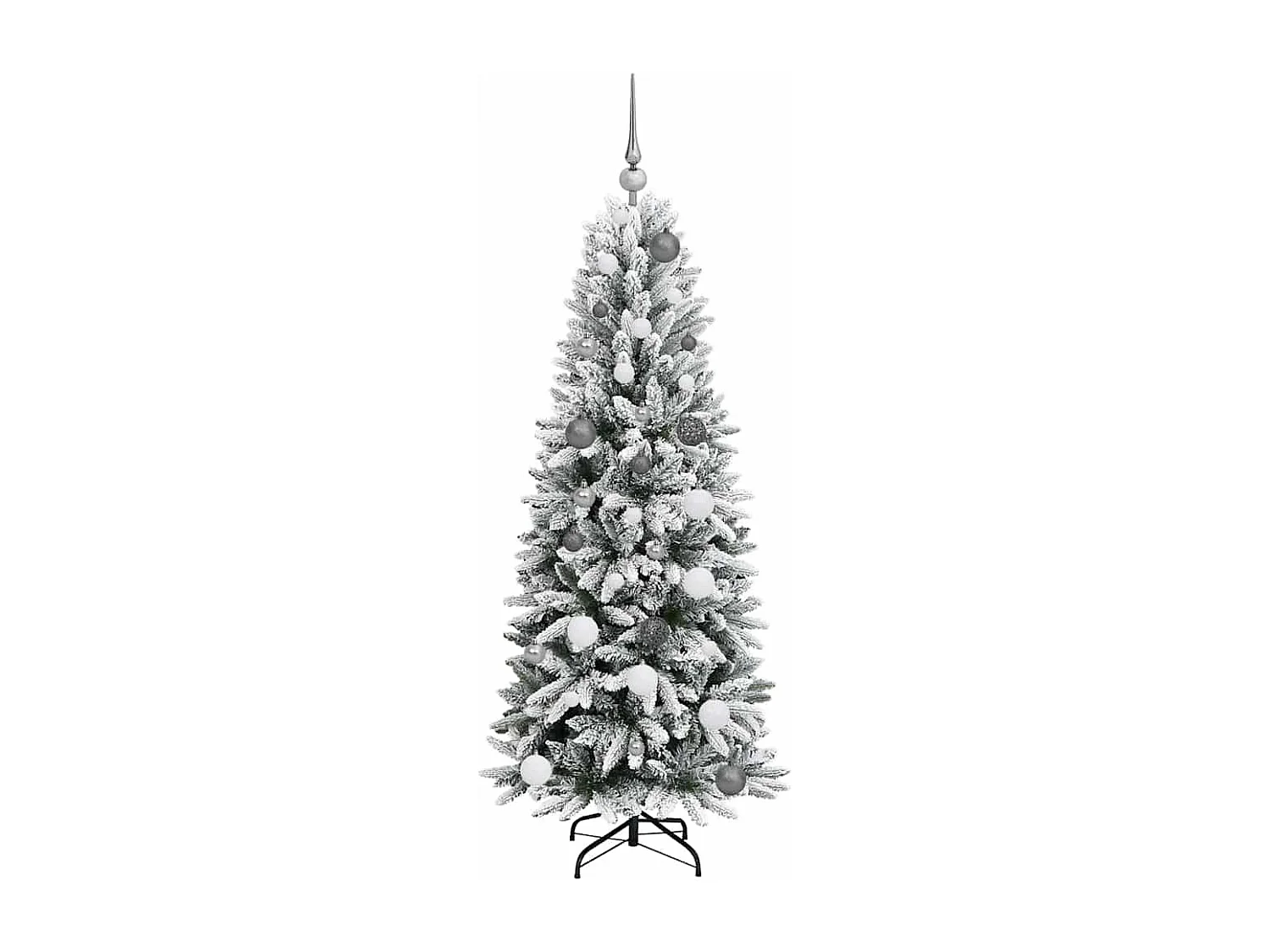 Sapin de Noël artificiel avec 150 LED Blanc 63 x 63 x 150 cm