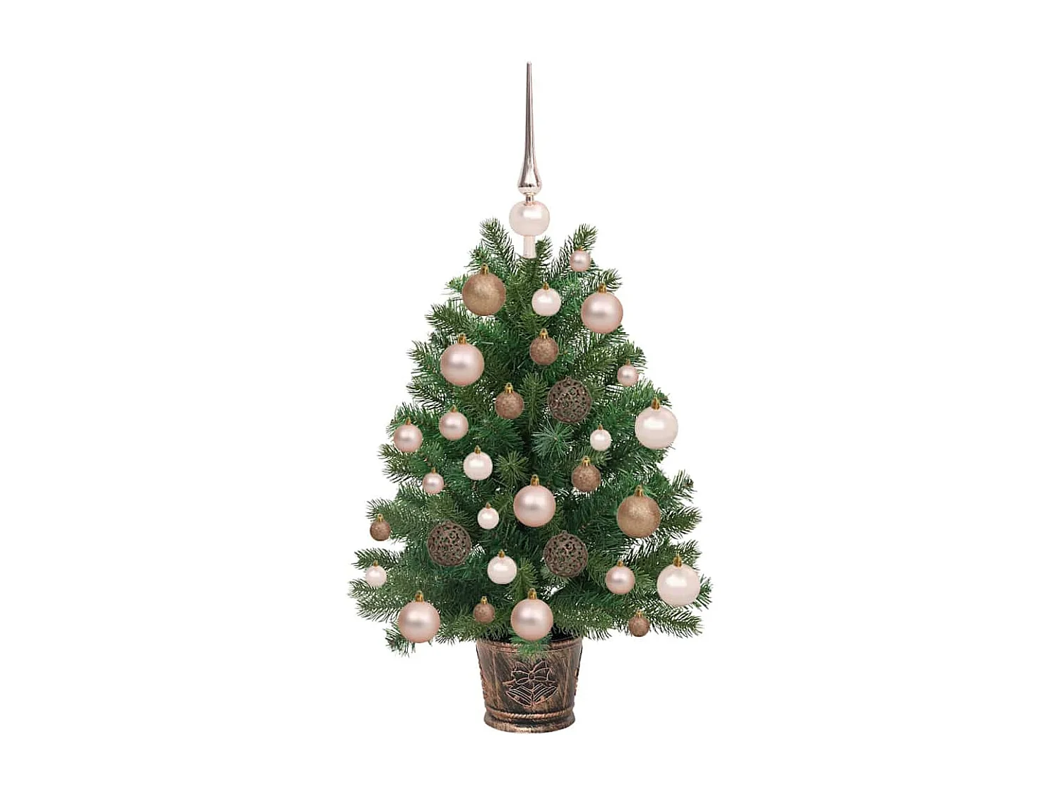 Sapin de Noël artificiel avec 150 LED Vert 65 cm PE et PVC