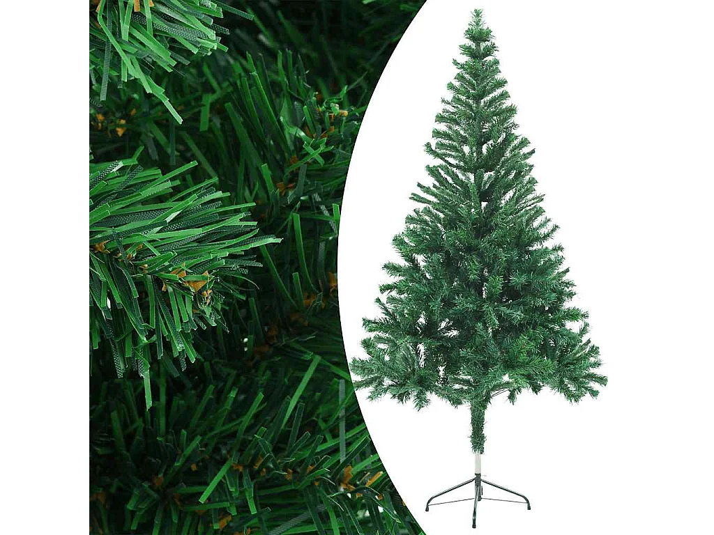 Albero di Natale artificiale preilluminato/palline 150 cm 380 rami