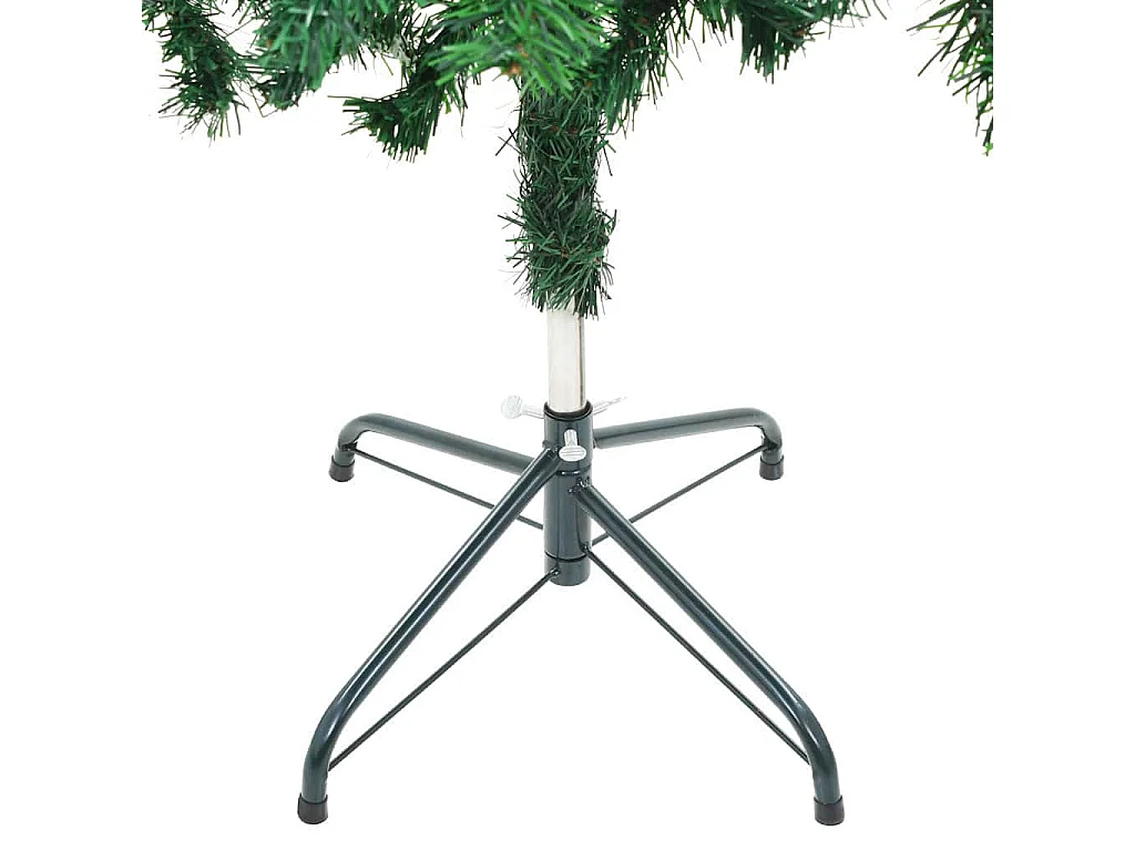 Albero di Natale artificiale preilluminato/palline 150 cm 380 rami