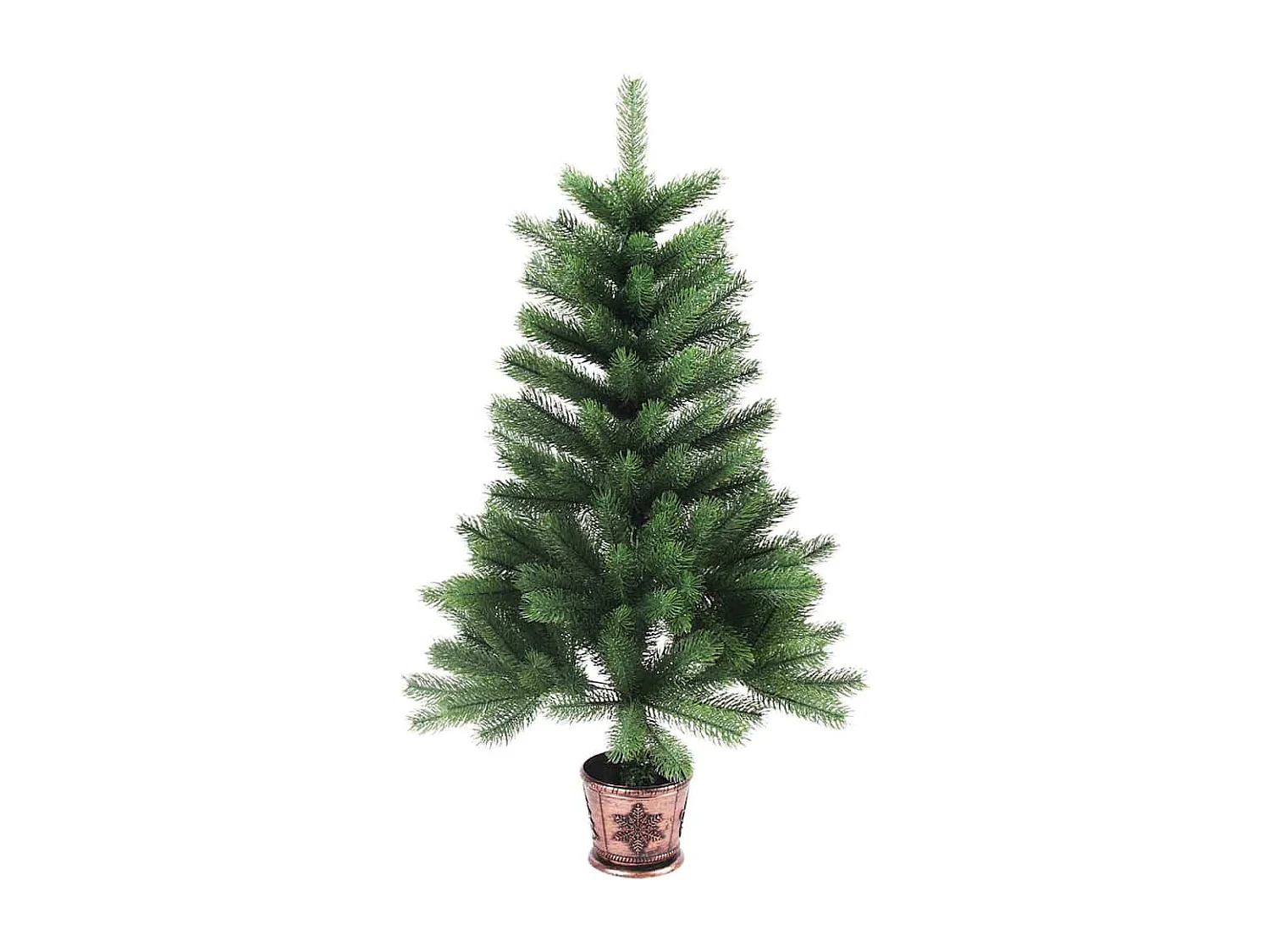 Sapin de Noël avec 150 LED avec support Vert 65 cm PE