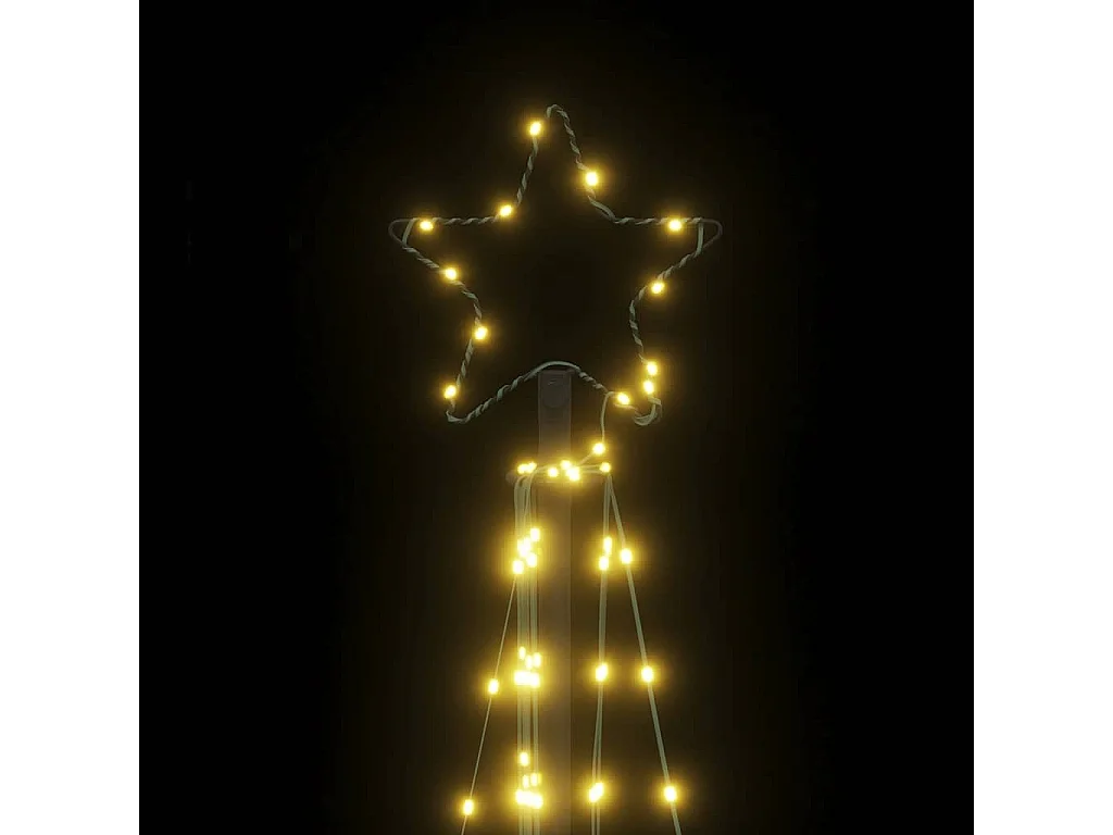 Albero di Natale a LED 339 LED bianco caldo 187 cm