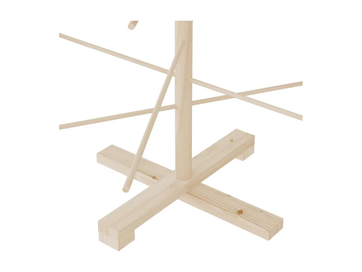 Houten kerstboom ter decoratie 180 cm massief grenenhout