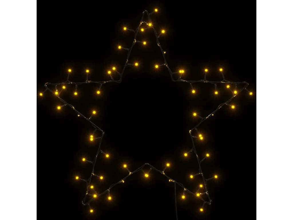 80 LED warmwitte stersilhouet kerstverlichting