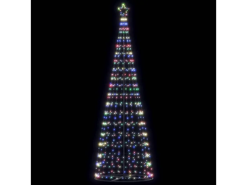 Sapin de Noël à LED 550 LED colorées 304 cm