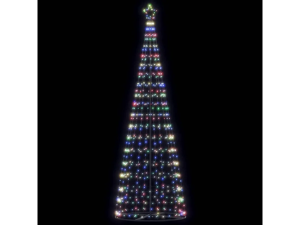 Sapin de Noël à LED 550 LED colorées 304 cm
