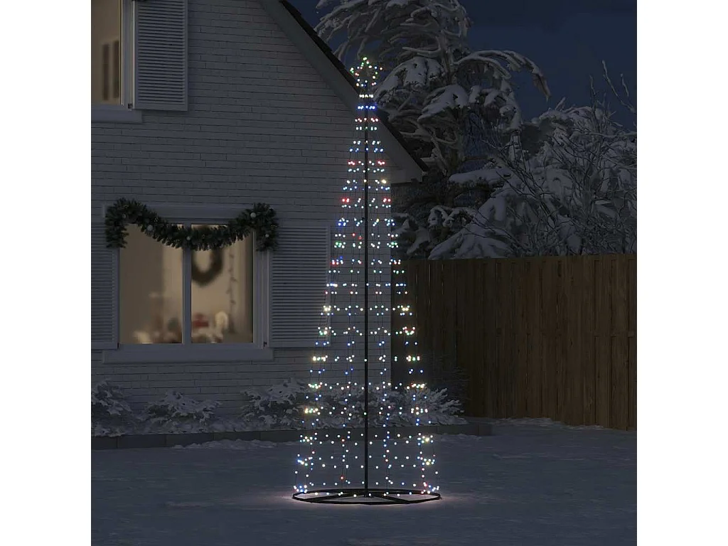 LED Kerstboom 550 gekleurde LED's 304 cm