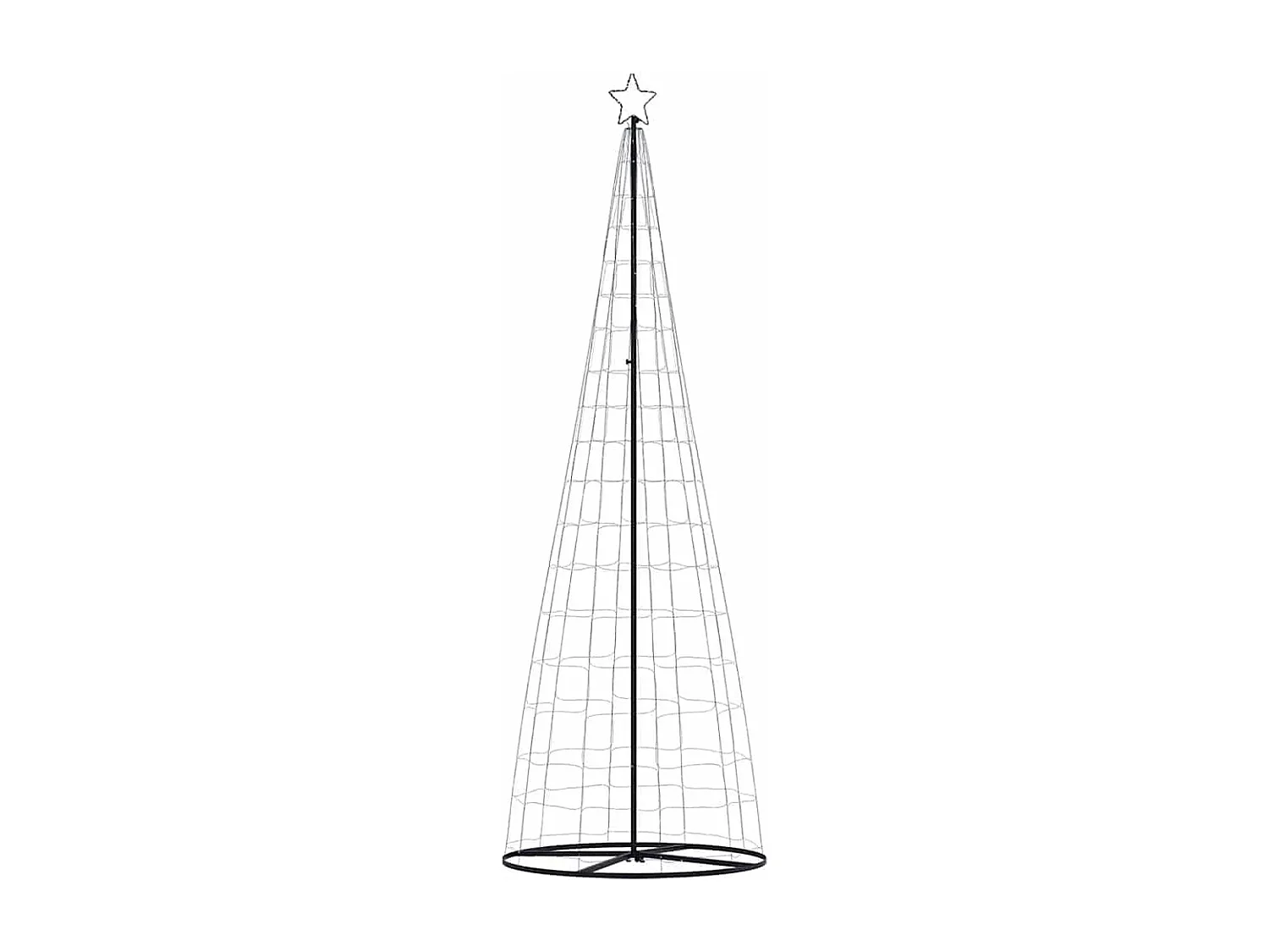 LED Kerstboom 550 gekleurde LED's 304 cm