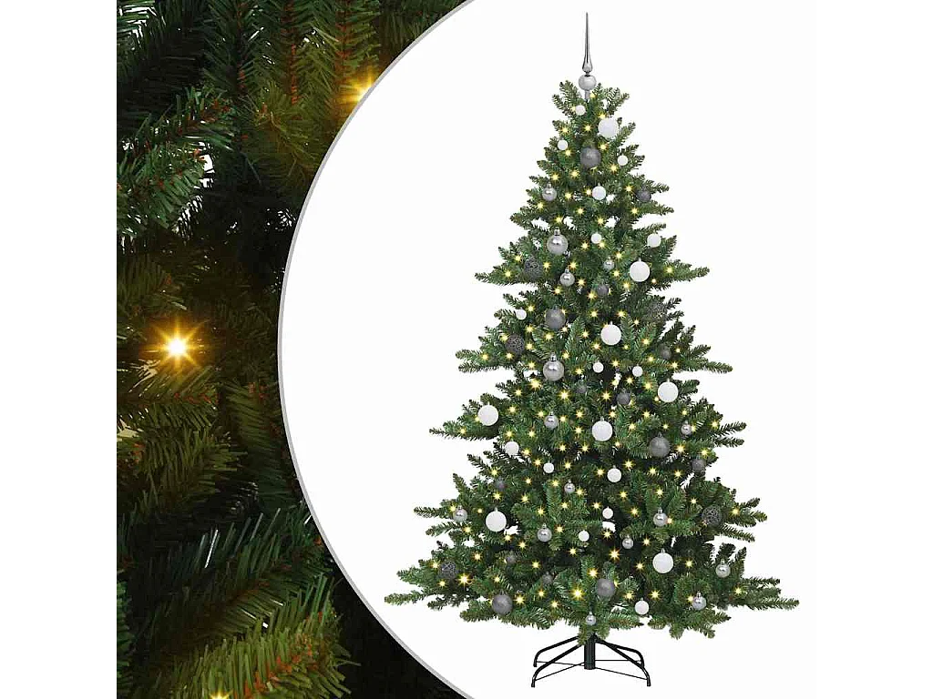 Sapin de Noël Artificiel à Branches Articulées 210 cm PVC