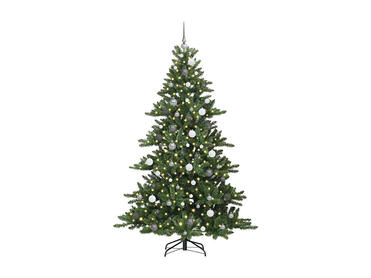 Sapin de Noël Artificiel à Branches Articulées 210 cm PVC