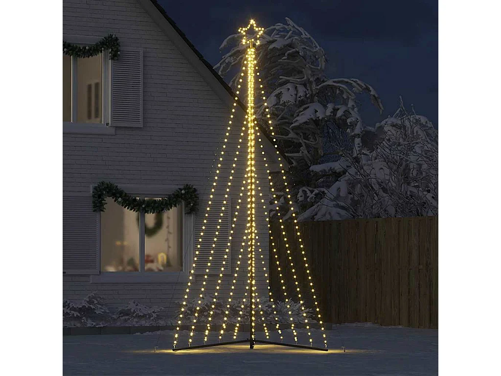 LED-kerstboom 570 warmwitte LED's 399 cm
