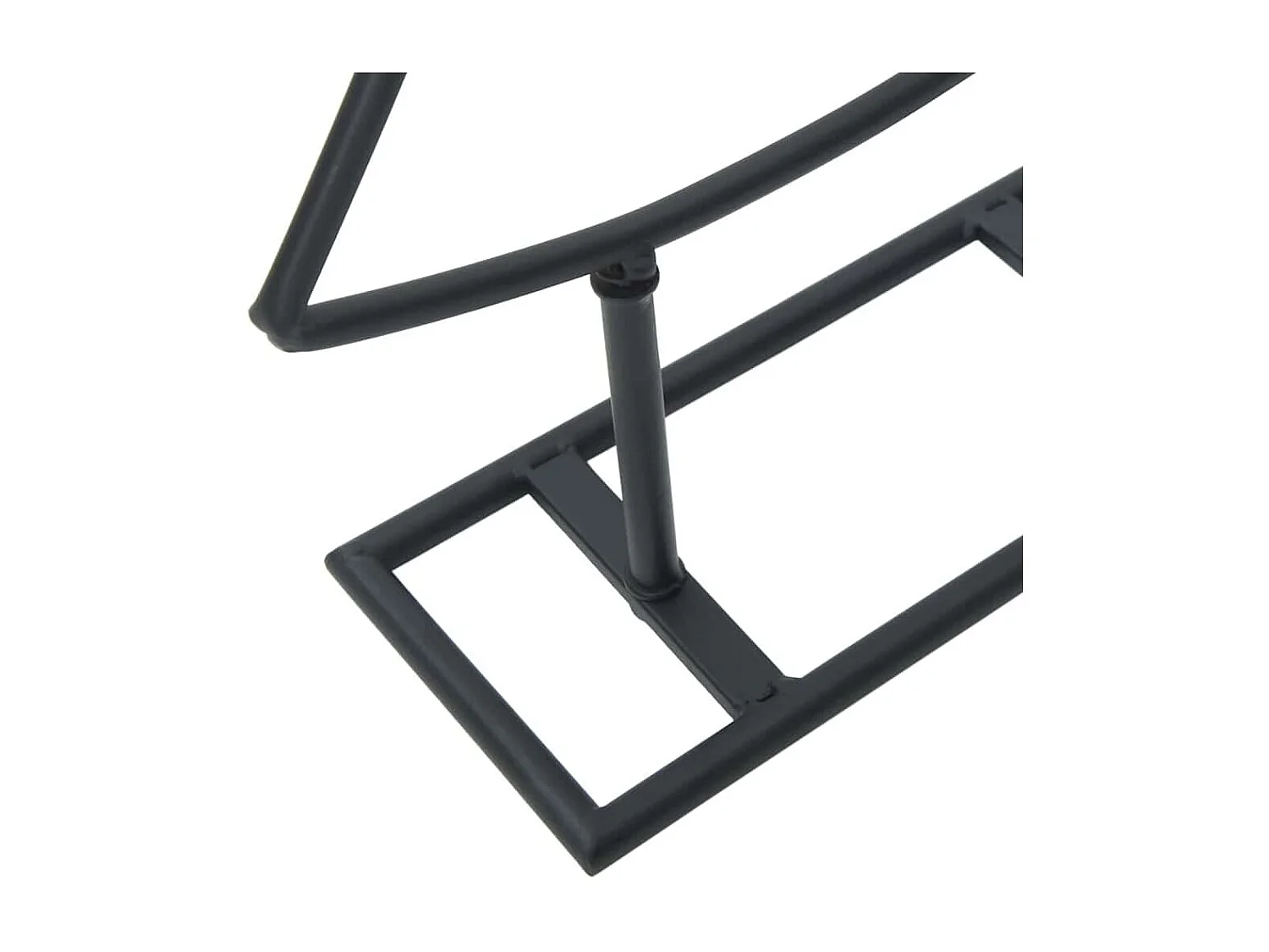 Albero di Natale in metallo con supporto Nero 90 cm Acciaio