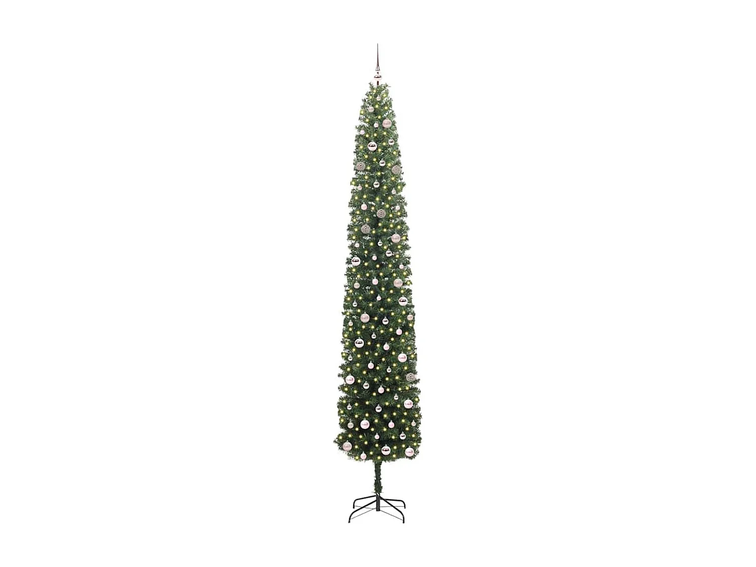 Sapin de Noël artificiel Vert 300 cm PVC et acier et plastique