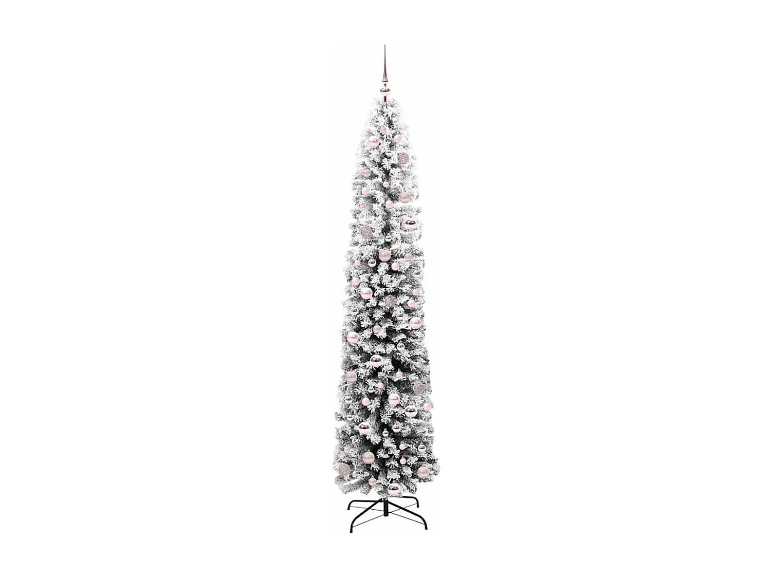 Kunstkerstboom Groen 210 cm PVC en staal en kunststof