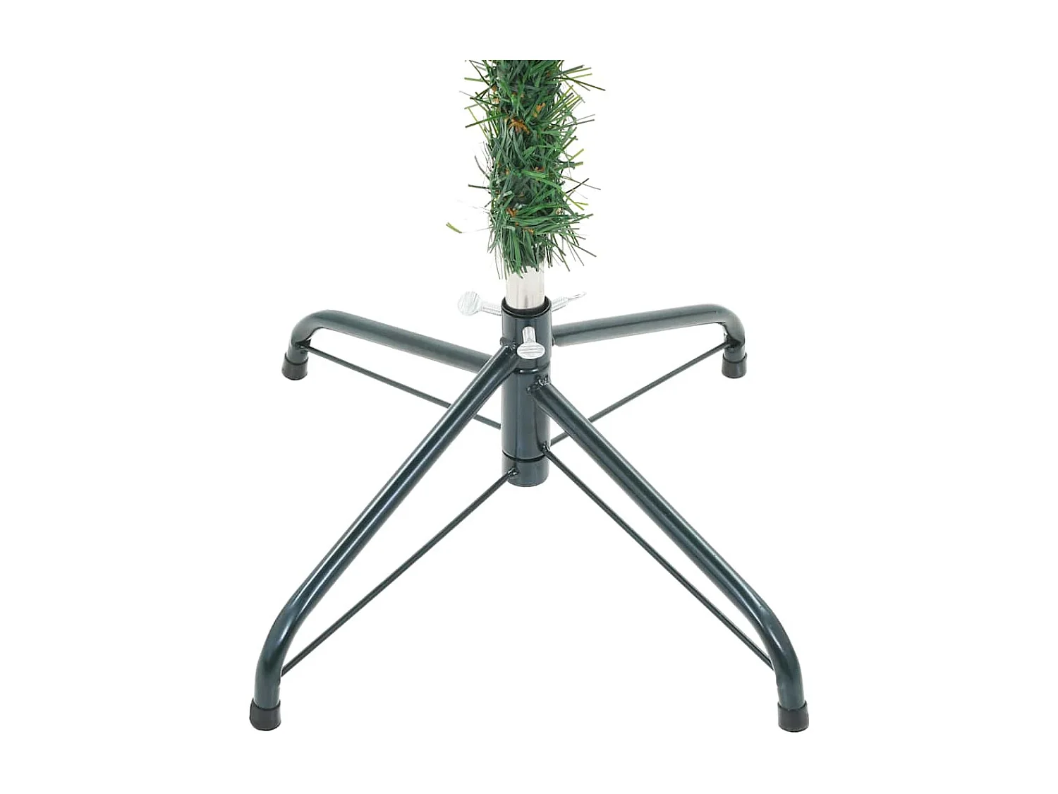 Albero di Natale artificiale preilluminato con pigne e palline 180 cm