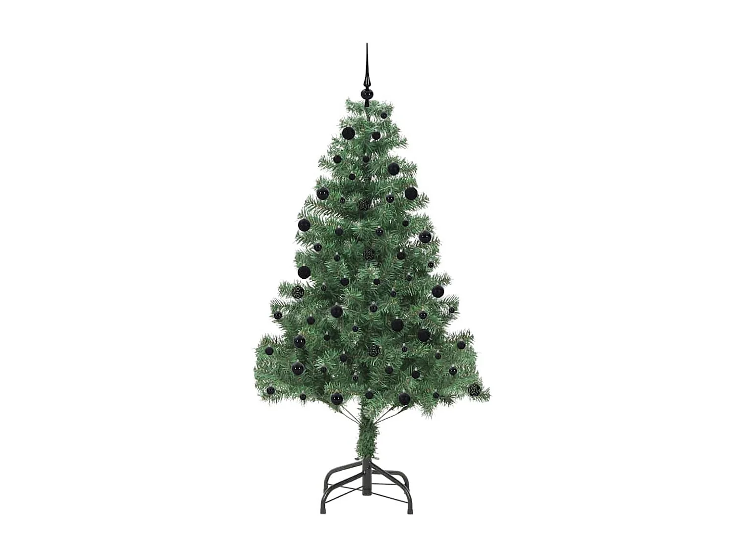 Albero di Natale con 300 LED con supporto Verde 210 cm PVC