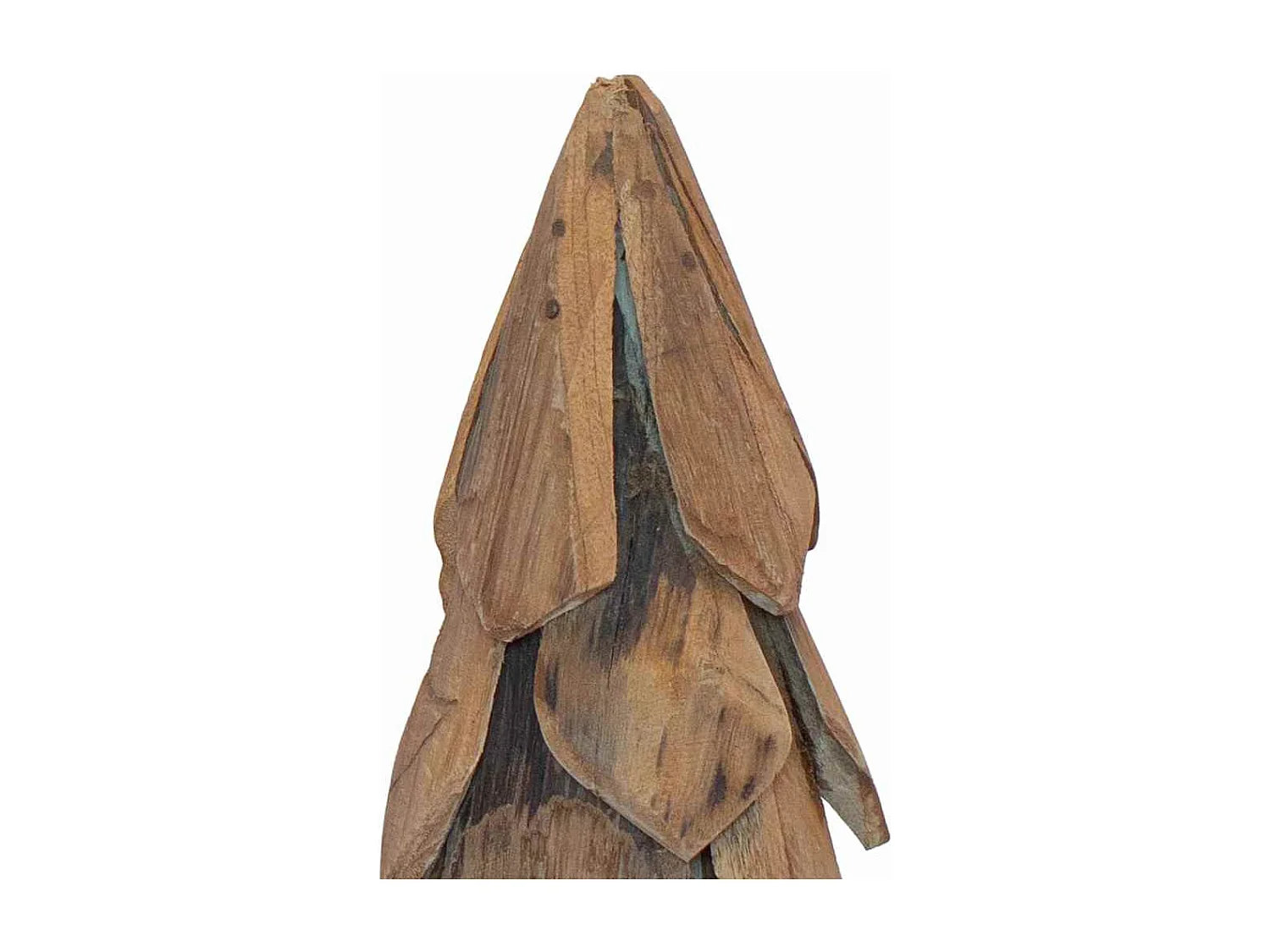 Kerstboom met standaard Bruin 50 cm Massief teakhout