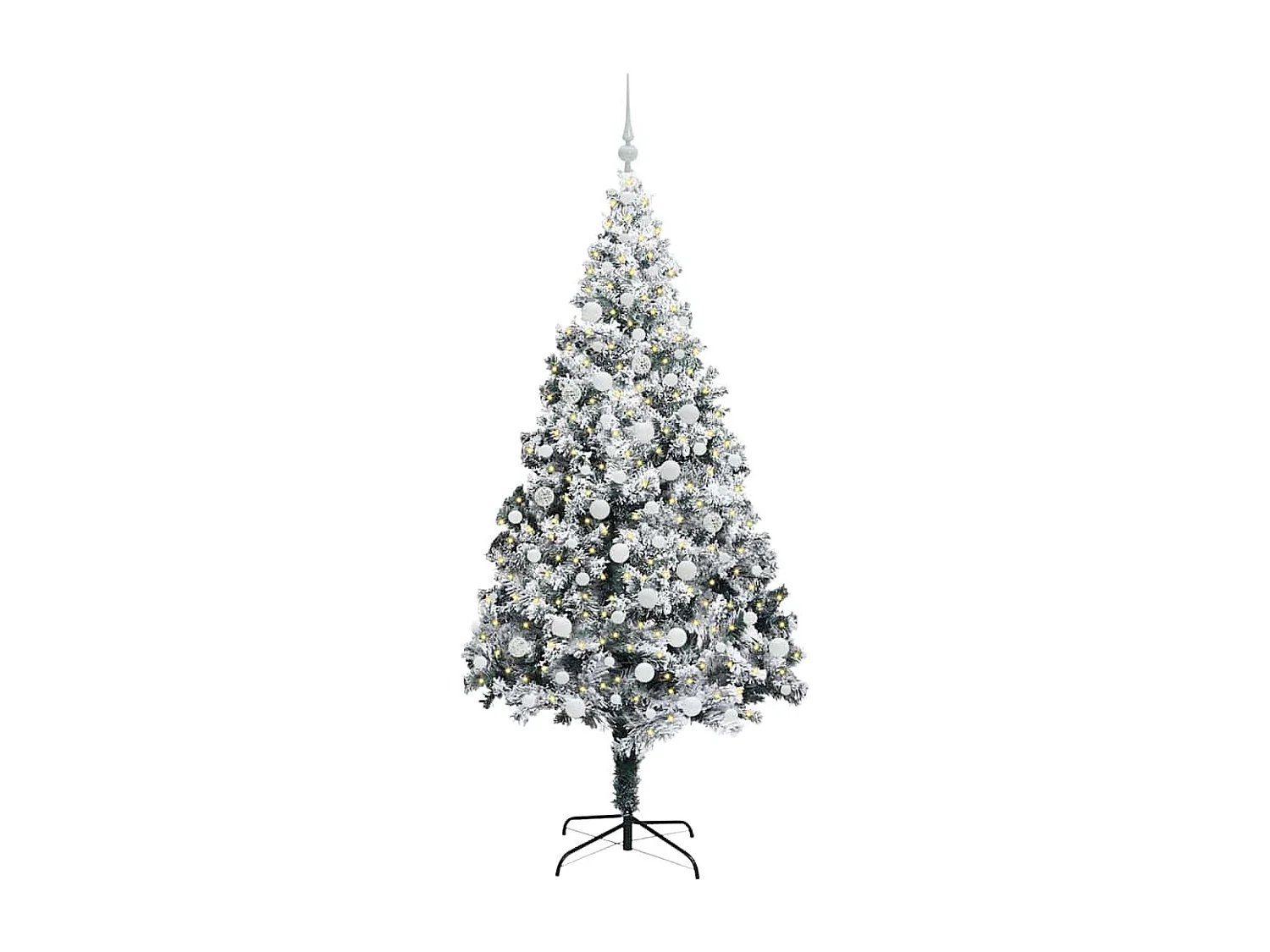 Sapin de Noël artificiel Vert 180 cm PVC, Acier et Plastique
