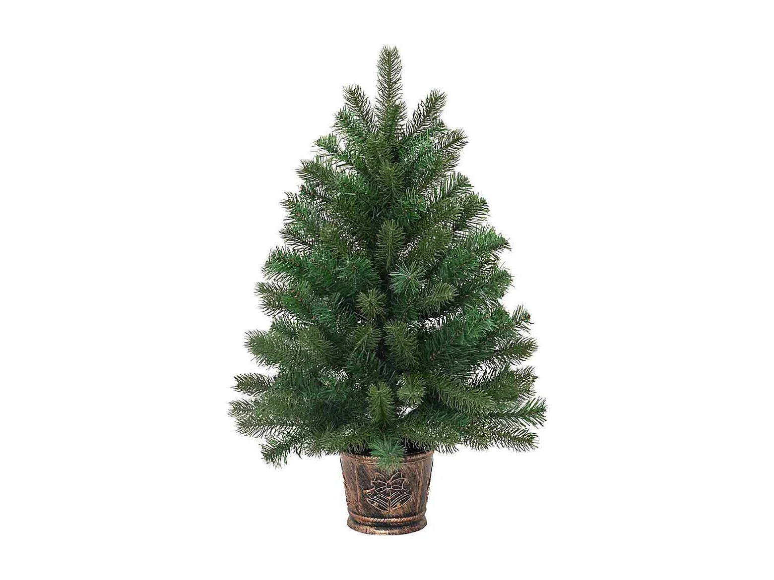 Albero di Natale artificiale King Alt. 150 cm Verde abete - Alberi e