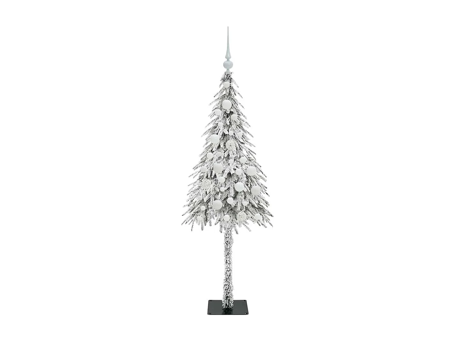 Sapin de Noël avec 150 LED Blanc 120 cm PE et Acier