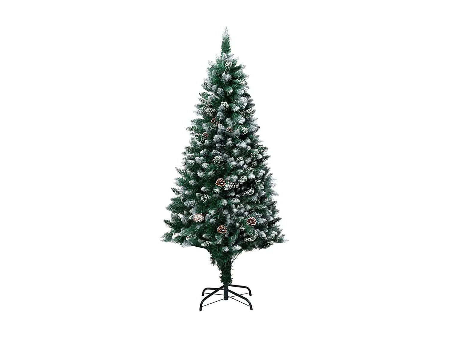 Sapin de Noël artificiel Vert 180 cm PVC, Acier et Plastique