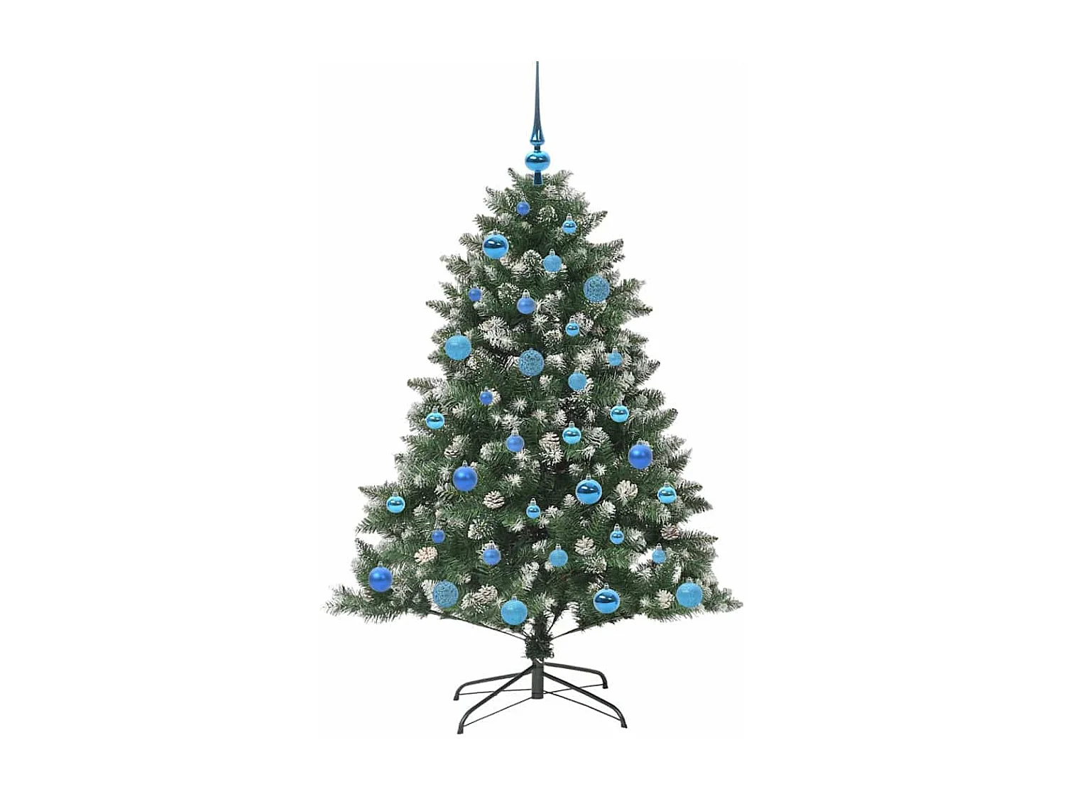 Kunstkerstboom met 150 LED's Groen 105 x 105 x 150 cm