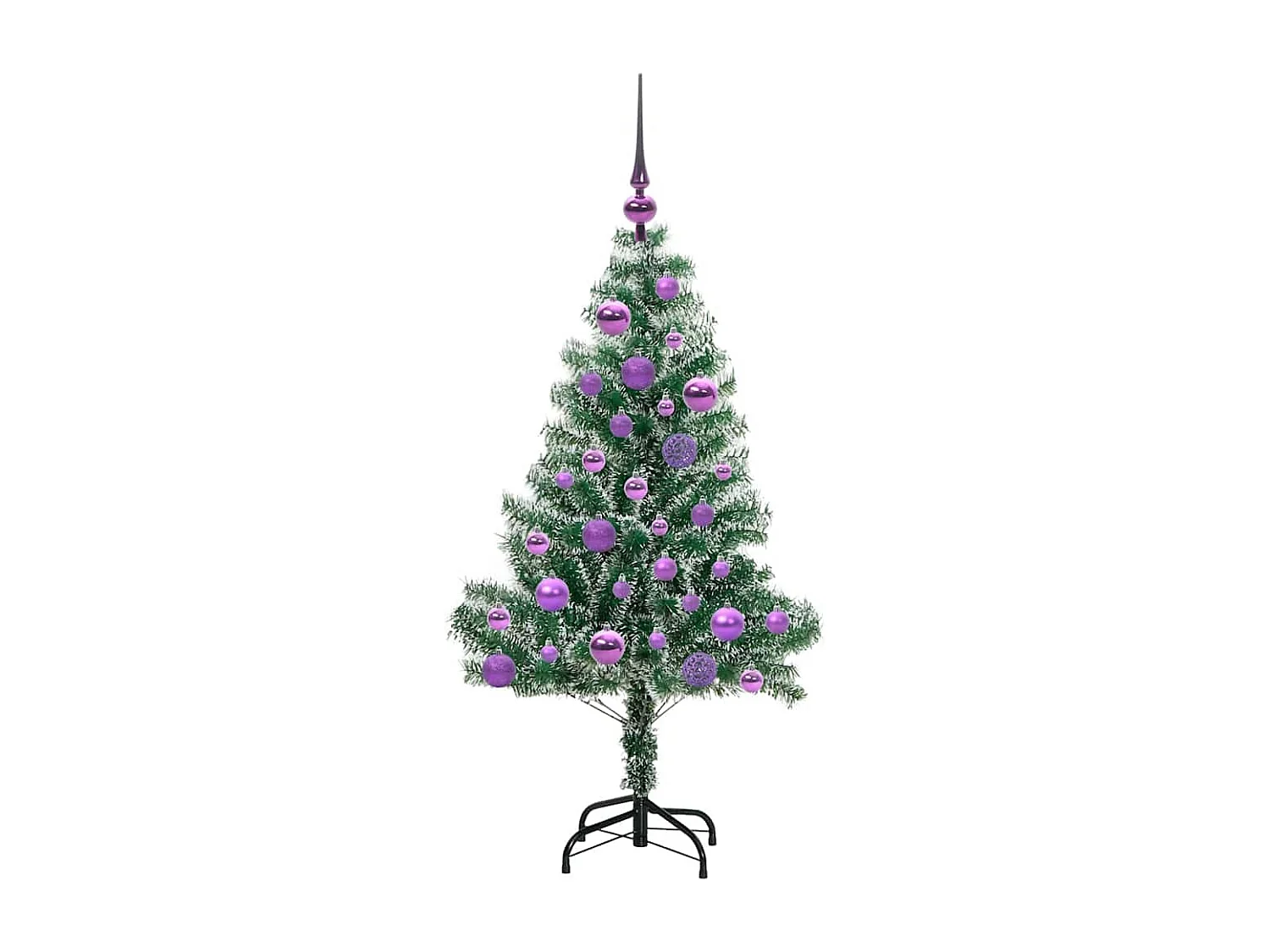 Arbre de Noël artificiel floconné de neige avec lumière LED
