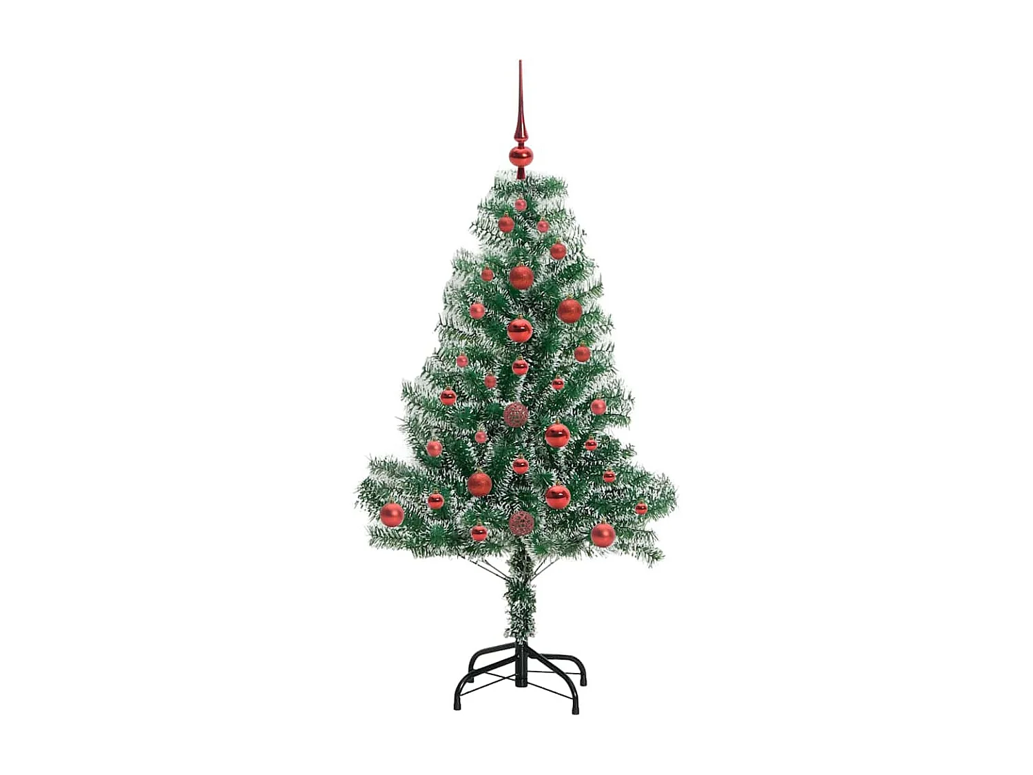 Arbre de Noël artificiel floconné de neige avec lumière LED