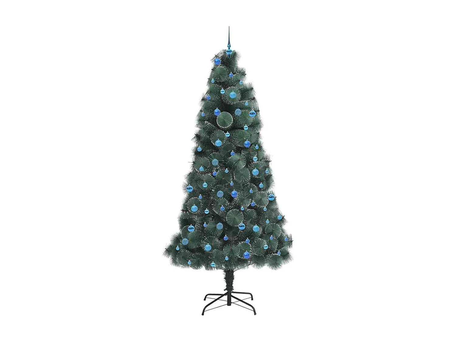 Arbre de Noël artificiel pré-éclairé avec ensemble de boules