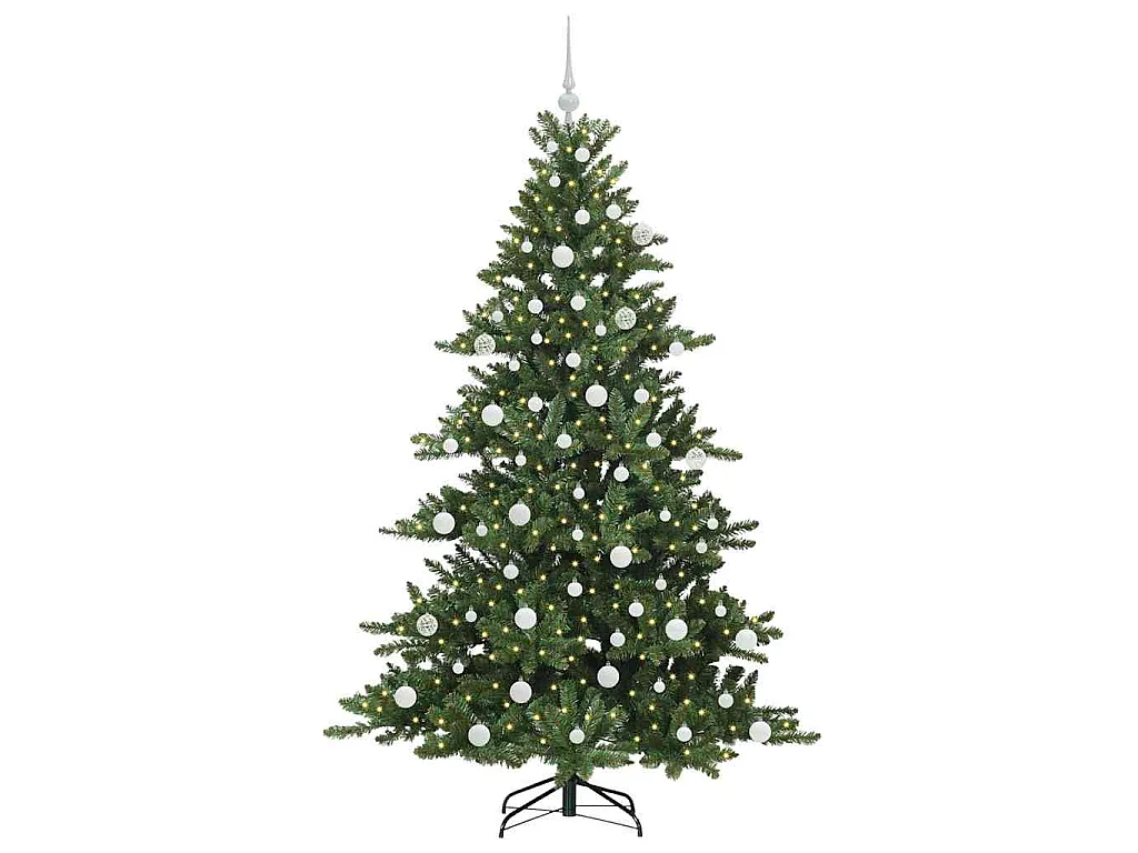 Sapin de Noël Artificiel à Branches Articulées 180 cm PVC