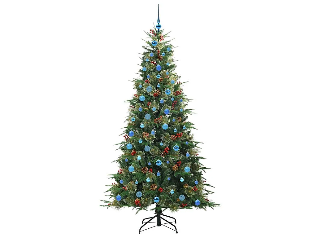 Sapin de Noël Artificiel à Branches Articulées Vert 210 cm