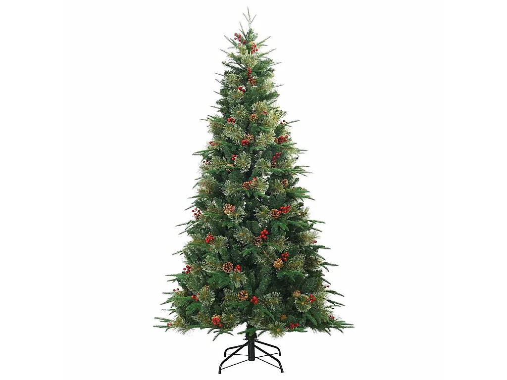 Sapin de Noël Artificiel à Branches Articulées Vert 210 cm